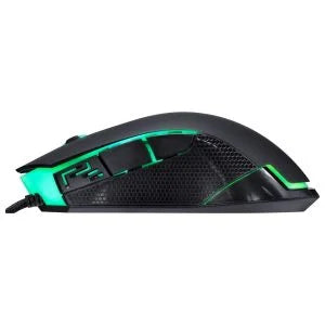 Mouse Gamer Sark 2400 Dpi Com Led E Cabo Usb 1.8 Metros Trançado